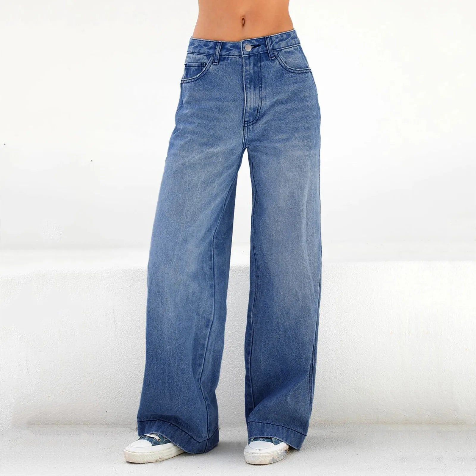 Jeaniy Vintage Baggy Ripped Jeans
