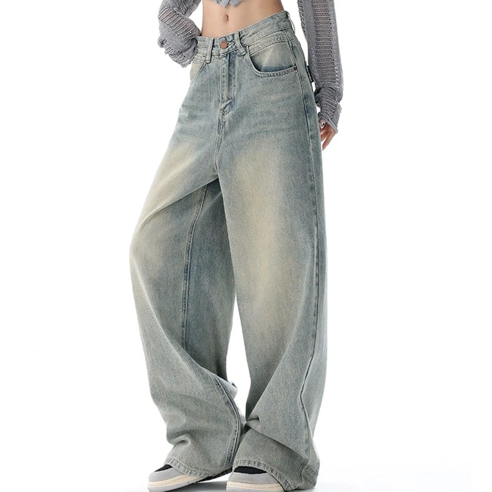 Wide Leg Baggy Jeans